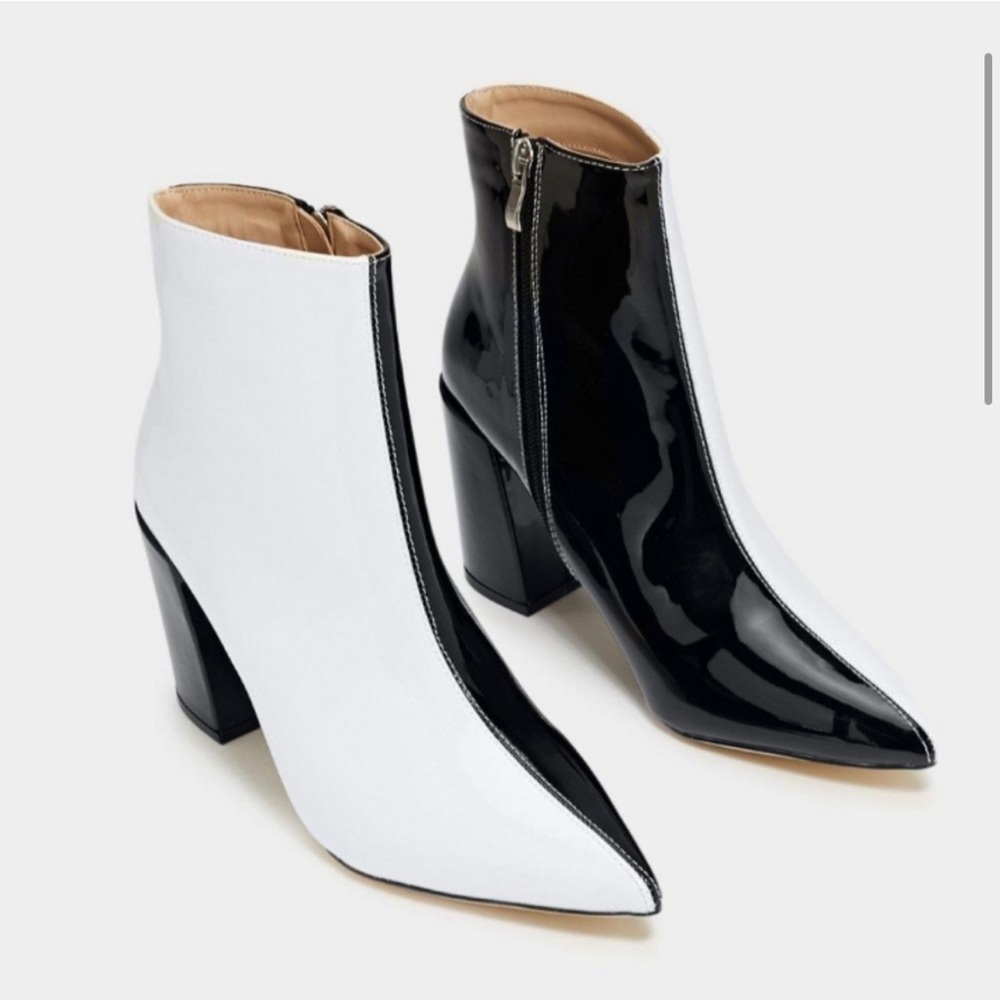 Nasty Gal Two toned Boots size 9 women